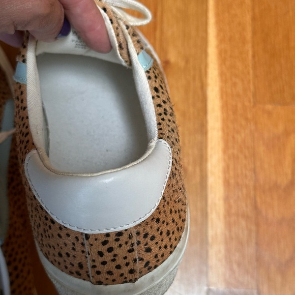 MWL sidewalk low top sneakers in spotted calf hair - Picture 4 of 7